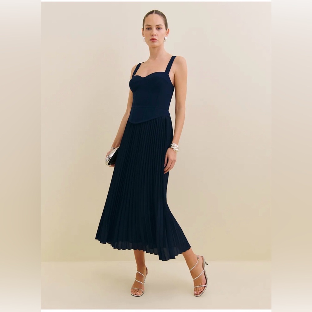 Reformation Marja Dress - Navy